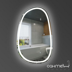 Ассиметричное зеркало с LED-подсветкой Devit Style 600x900 5416090 Умань