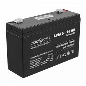 Акумулятор AGM LogicPower LPM 6-14 AH