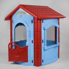 Игровой домик Pilsan 06-098 (1) СИНИЙ с Красным, высота 1.3 м, длина 1.12 м, в коробке Херсон
