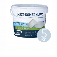 Таблетки для басейну MAX «Комбі хлор 3 в 1»Kerex 80004, 5 кг (Угорщина). Препарат для очищення від слизу Кам'янка-Дніпровська