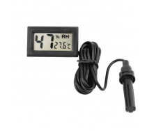 Термометр цифровой с гигрометром и выносным датчиком Luxury WSD-12