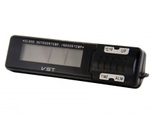 Внутренний и наружный термометр с часами VST VST-7065