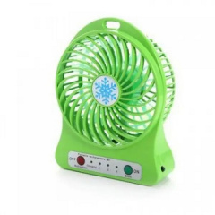 Мини-вентилятор Portable Fan Mini Зеленый Ровно
