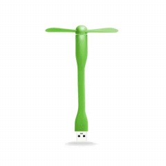 Портативный гибкий USB вентилятор UKC Зеленый Винница
