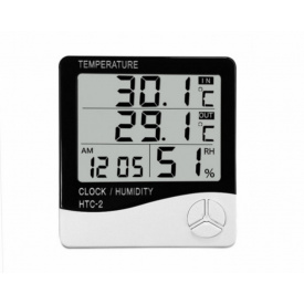 Термометр гигрометр электронный HTC-2 с выносным датчиком (300497)