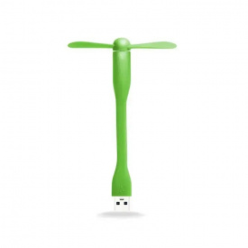 Портативный гибкий USB вентилятор UKC Зеленый
