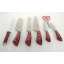 Набір кухонних ножів Bohmann BH-6020-red 8 предметів Фастів