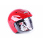 Шлем мотоциклетный открытый с козырьком MD-705H VIRTUE (красный, size M) Львів