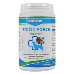 Интенсивный курс для шерсти Canina Biotin Forte 200 г 60 таблеток (4027565101108) Сумы