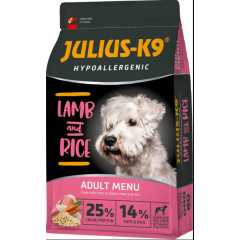 Сухой гипоаллергенный корм для взрослых собак высшего качества Julius-K9 LAMB and RICE Adult С ягненком и рисом 12 кг (5998274312590) Хмельницький