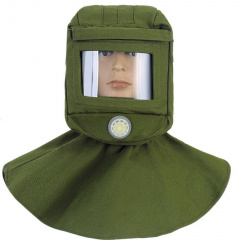 Защитная пескоструйная маска RIAS 360° Green (3_01588) Чернигов