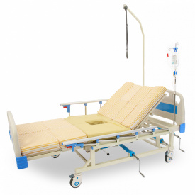 Кровать с туалетом и функцией бокового переворота для тяжелобольных MED1-H03