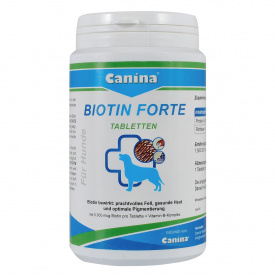 Интенсивный курс для шерсти Canina Biotin Forte 200 г 60 таблеток (4027565101108)