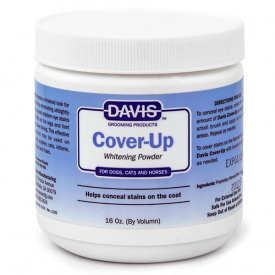 Маскирующая отбеливающая пудра для собак и котов Davis Cover-Up Whitening Powder 300 мл (87717904661)