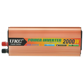 Преобразователь напряжения инвертор UKC SSK-2000W 2000W DC/AC 12V-220V Gold (4_00586)