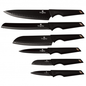 Набор ножей из 6 предметов Berlinger Haus Black Rose Collection (BH-2593)