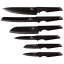 Набор ножей из 6 предметов Berlinger Haus Black Rose Collection (BH-2593) Киев