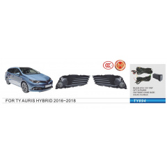 Противотуманки Hibryd 2015-2018 (2 шт, галогенные) для Toyota Auris 2012-2018 гг. Черкассы