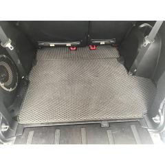 Коврик багажника (EVA, черный) 7-местный Без сабвуфера для Peugeot 4007 Ивано-Франковск