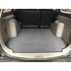 Коврик багажника (EVA, черный) для Mitsubishi Pajero Sport 2008-2015 гг. Надворная