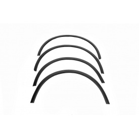 Накладки на арки SD (2009-2013, 4 шт, черные, ABS-пластик) для Mercedes E-сlass W212 2009-2016 гг.