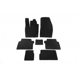 Коврики EVA (3 ряда, черные) для Volkswagen ID.6