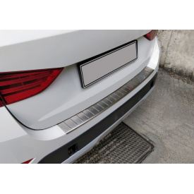 Накладка на задний бампер OmsaLine (нерж) для BMW X1 E-84 2009-2015 гг.