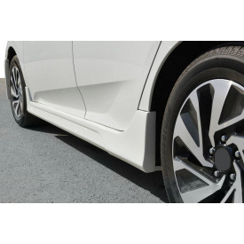 Боковые пороги (под покраску) для Honda Civic Sedan X 2016-2021 гг.