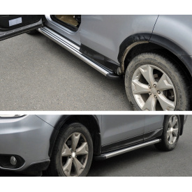 Боковые подножки Оригинал (2 шт, алюминий) для Subaru Forester 2013-2018 гг.