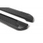 Боковые пороги Allmond Black (2 шт., алюминий) для Hyundai Tucson NX4 2021↗ гг. Свеса