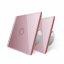 Комплект Сенсорный проходной диммер Livolo розовый стекло (VL-C701H/C701H/S1B-17) Тернопіль
