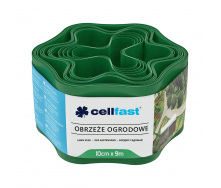 Бордюр газонний хвилястий / зелений / 10 см х 9 м Cellfast