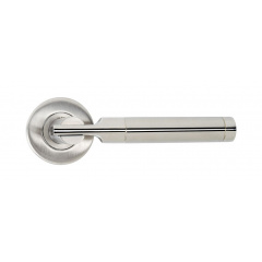 Ручка дверна Siba Porto з нержавіючої сталі на розетці Ssr01 (22 22) Ss04 0 22 22 Чугуїв