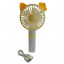 Вентилятор ручной аккумуляторный DianDi Mini Fan SQ-2163 USB Желтый Киев