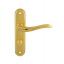 Ручка дверная Siba Modena на планке Wc 62 Мм Матовое Золото Полированная Золото (29 09) Z15 5K 29 09 Хмельницкий