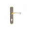 Дверна ручка на планці під ключ (85мм) SIBA Genoa Матовий Нікель/Альбіфрін Луцьк