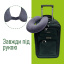 Подушка дорожная светло-серая с кнопкой PMF 001-1 размер 305x285x100. Херсон