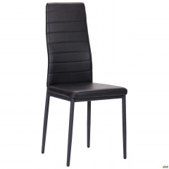 Кухонний стілець Сицилія 102х43х51 см шкірозамінник чорний Черкаси