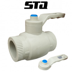 Кран шаровый для холодной воды STA 32 стальной шар Ладан