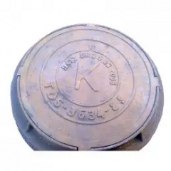 Люк чавунний легкий каналізаційний тип Л А15 (КВ) Одеса