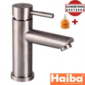 Смеситель для умывальника HAIBA SUS-001-A из нержавеющей стали