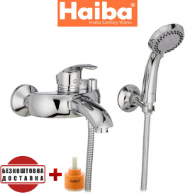 Змішувач для ванни короткий ніс HAIBA MARS EURO (Chr-009)