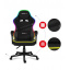 Комп'ютерне крісло Huzaro Force 4.4 RGB Black тканина Рівне