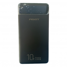 УМБ Power Bank Pisen Cube+ 10000mAh повербанк внешний аккумулятор Black (11231-hbr)
