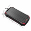 Повербанк с солнечной батареей и фонариком Xionel i26w 20000mA УМБ Power Bank Black + Red (10455-55780) Нове