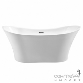 Овальная отдельностоящая ванна Besco Amber 1700x800 белая