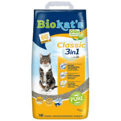 Наполнитель кошачьего туалета Biokat's Classic 3in1 18 л (4002064613789) Київ