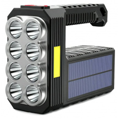 Фонарик многофункциональный на солнечной батарее Solar Energy LF-1780 Черный Кропивницький