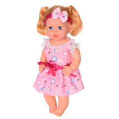 Детская кукла Яринка Bambi M 5603 на украинском языке Розовое платье божья коровка Киев