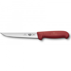 Кухонный нож обвалочный Victorinox Fibrox Boning 15 см Красный (5.6001.15) Тернопіль